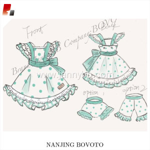 JannyBB frilled frock designs toddler dress